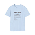 Music Lover - Dark Text
