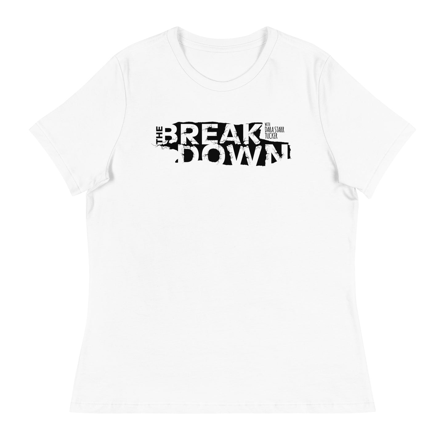 'The Breakdown' Women's Shirt - White/Gray